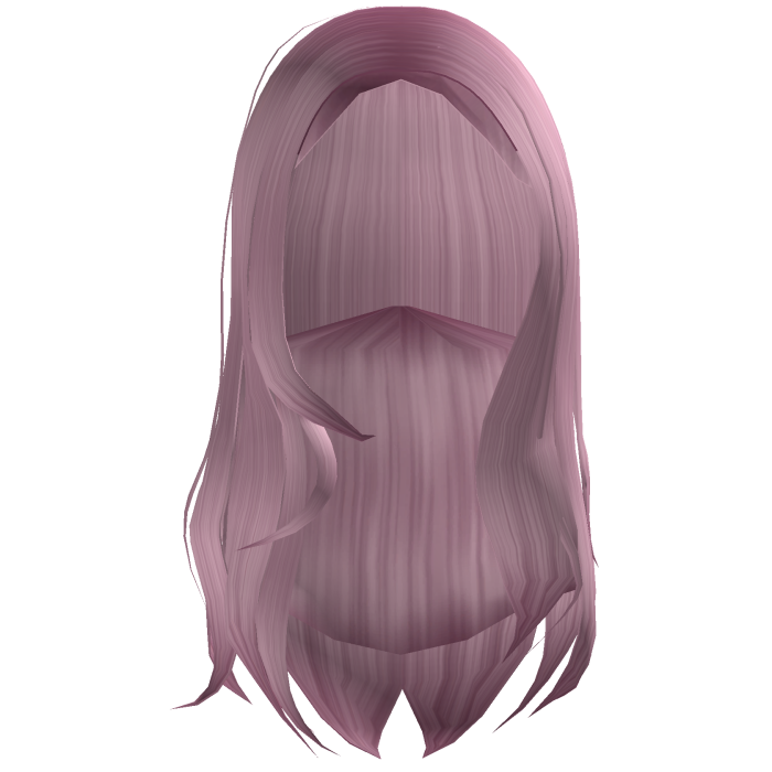 Pastel Pink Silky Long U Cut