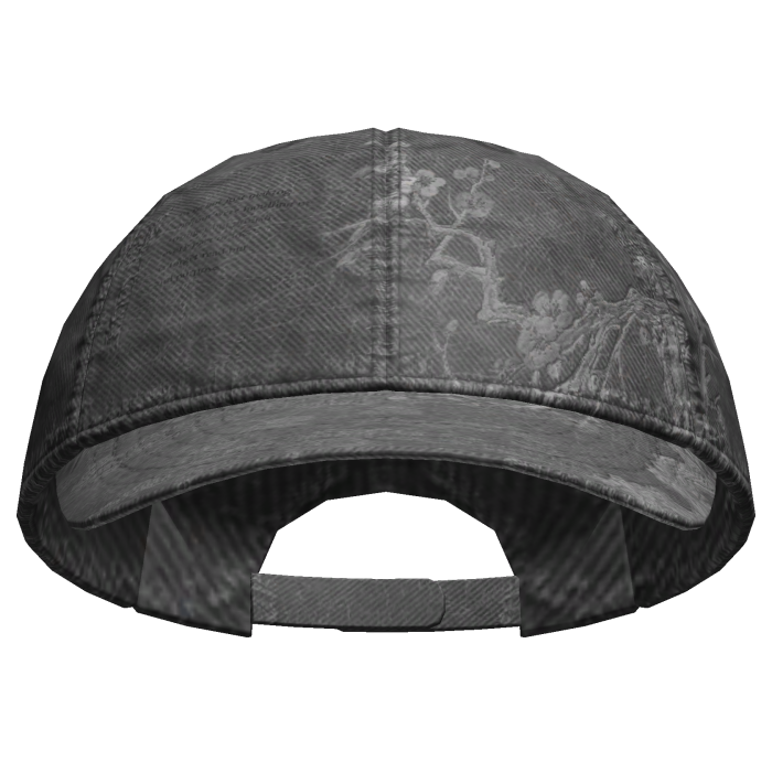 Sakura Blossom Skater Cap Grey