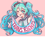 Miku says trans rights