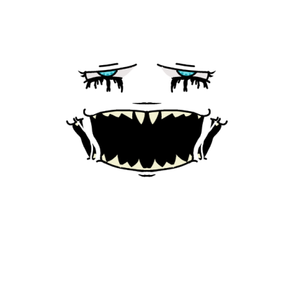 Scary monster face Roblox decal