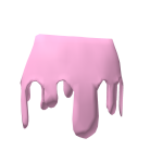 Baby Pink Ink Drip Skirt