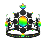 Rainbow Ice King Crown