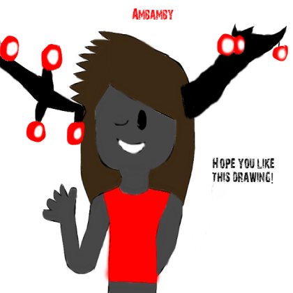 My drawing of Ambamby (in her christmas outfit) Roblox decal