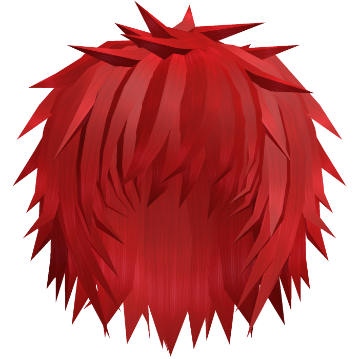 Red Spiky Emo Vkei Anime Boy Hair