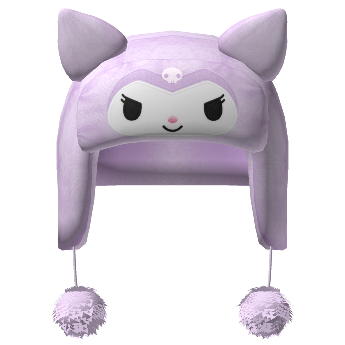 Purple Cute Kuromi Hat