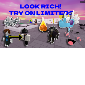 LOOK RICH! | Try on LIMITEDS! +greenscreen [OBBY]