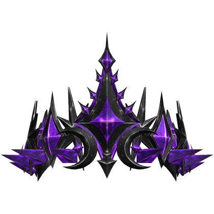 Black and Purple Eclipse Crown Roblox item