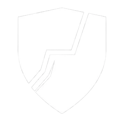 broken shield icon