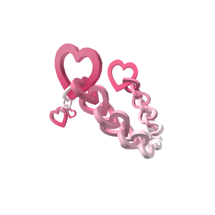 Pink Ombre Heart Chain (3.0)