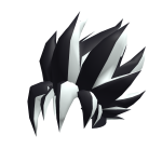 Spiky Grey Anime Hair