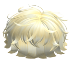 Light Yellow Messy Boy Hair
