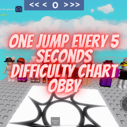 UPDATE! Jump Every 5 Seconds Difficulty Chart Obby