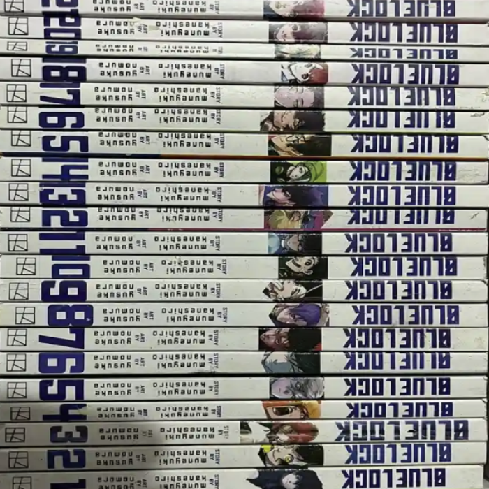 blue lock manga book collection spine Roblox decal