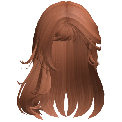 Emo Long Messy Hair w/ Side Bangs (Ginger)