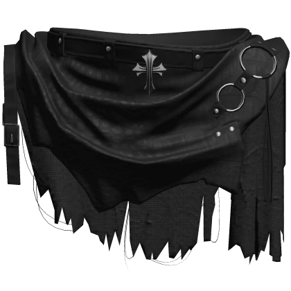 1.0 Scarf Black Gothic Cross Grunge Emo | Roblox Item - Rolimon's