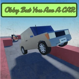 Obby but you are a car icon