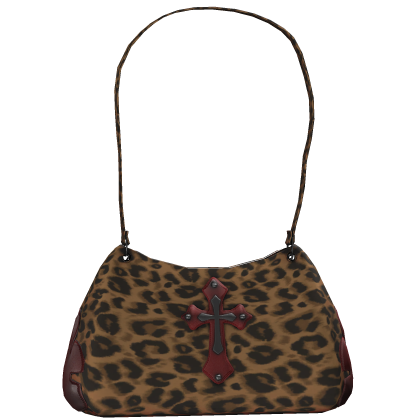 Leopard And Red Crossed Bag