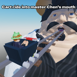 Cart ride into master Chen's mouth