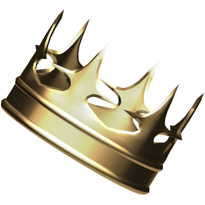 Small Hovering Gold Crown
