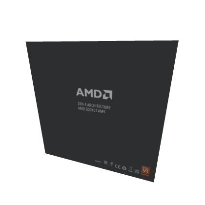 AMD Ryzen cardboard box