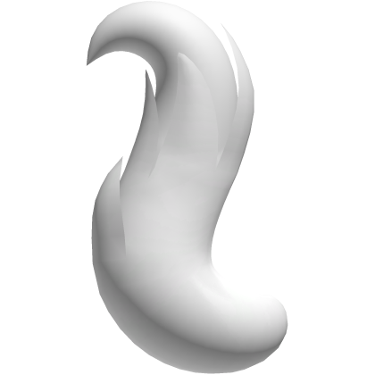 Big Curly Long Fluffy Furry Cat Tail | White