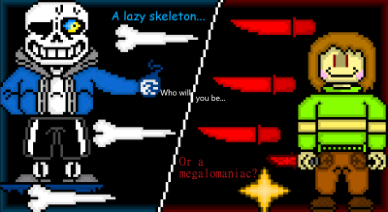 Sans vs Chara: Universal Fights screenshot 1