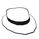 Neon White Fedora