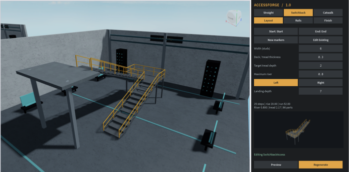AccessForge - Industrial Stairs & Catwalks preview 2