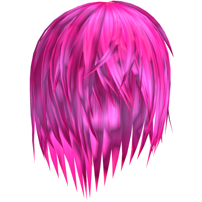 hot pink wet emo hair 