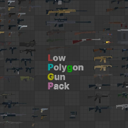 LowPolygon Gun Pack