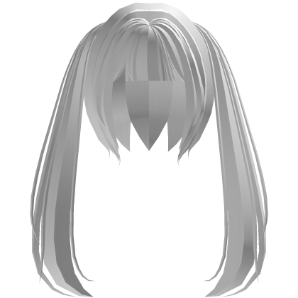 O_o cute moe long pigtails in white