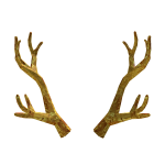 Golden Sparkle Time Antlers 
