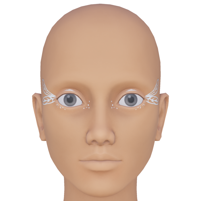 Fairy Winged Eyeshadow White