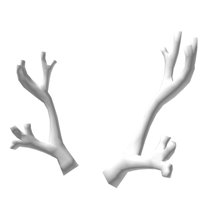 White Sakura Antlers | Addon Roblox item