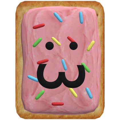 :3 cute poptart emoji face treat Roblox item
