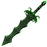 Green Crescent Star Blade