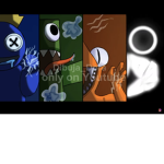 Fun rainbow friends