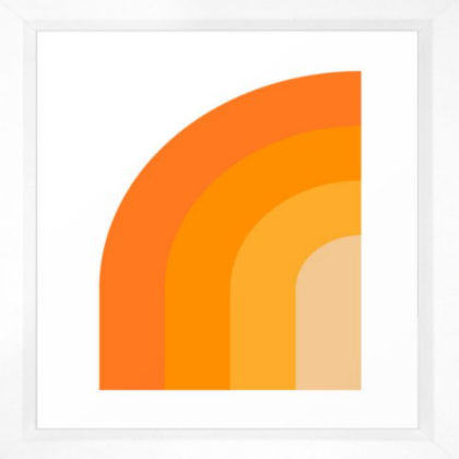 White Framed Corner Pastel Rainbow Roblox decal