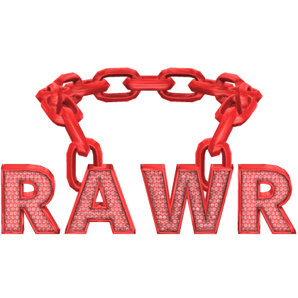 Rawr Red Chain Roblox item