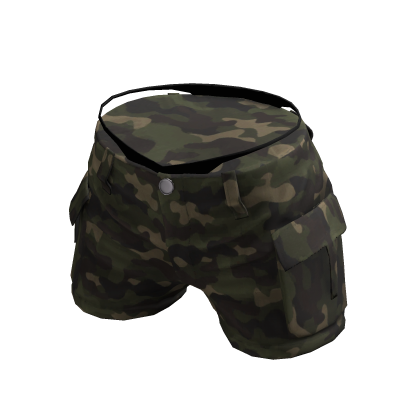 Y2K Small Cargo Shorts Camo thumbnail