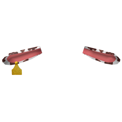 Brown Cow Ears Drag Headpiece Roblox item