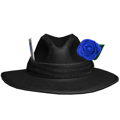 Cowboy Rose Fedora Hat