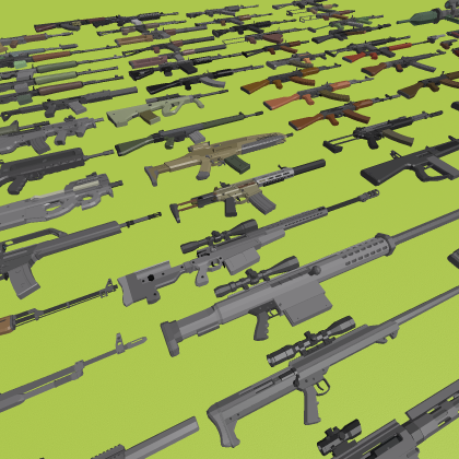 MEGA Weapon Pack ⚔️🔫 | Guns & Combat
