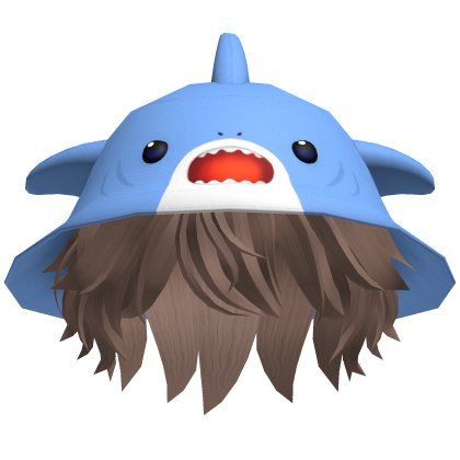 Shark Hat Messy Hair 🦈 thumbnail