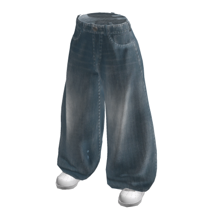 Vintage Baggy Skater Pants (Light Blue)