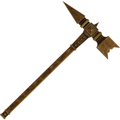 Gold Huge Battle Hammer Roblox item