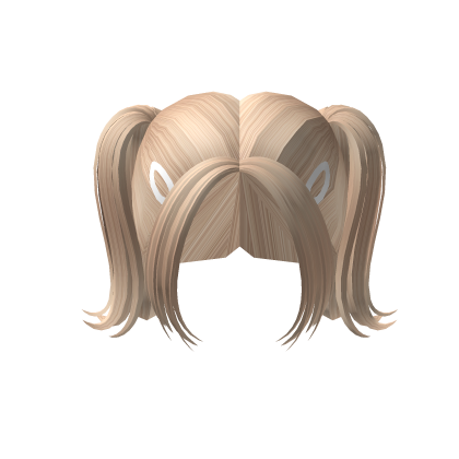 Blonde Cheap Cute Preppy Double Ponytail Hair Roblox item