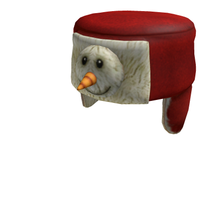Fuzzy Snowman Hat