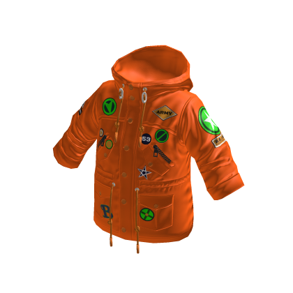 Orange Down jacket thumbnail