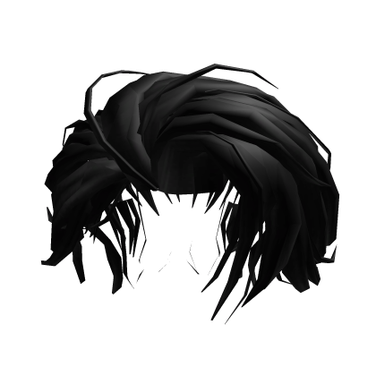 Black Hair Swoop Roblox item